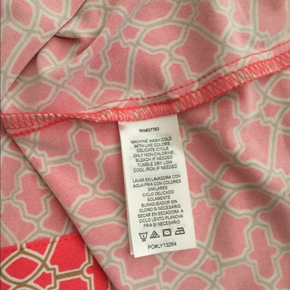 Laundry by Shelli Segal coral/tan dress - Picture 7 of 7